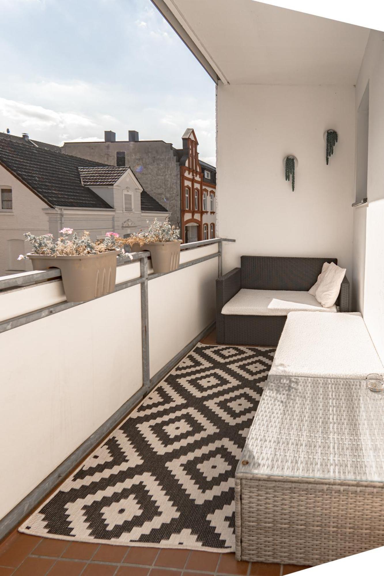 גלזנקירכן Buer City Apartment Mit Balkon מראה חיצוני תמונה
